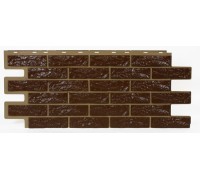 Фасадные панели «Лондон Брик», коричневый